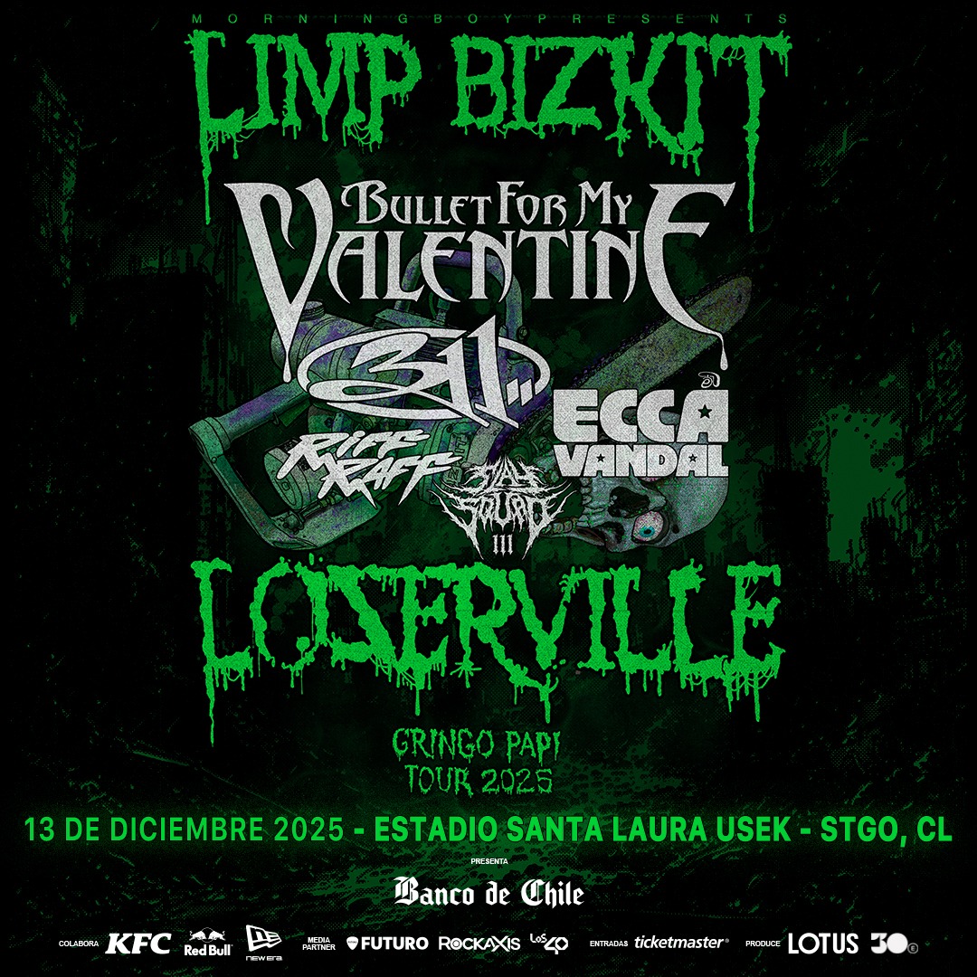Concurso cerrado: Limp Bizkit vuelve a Chile con Loserville